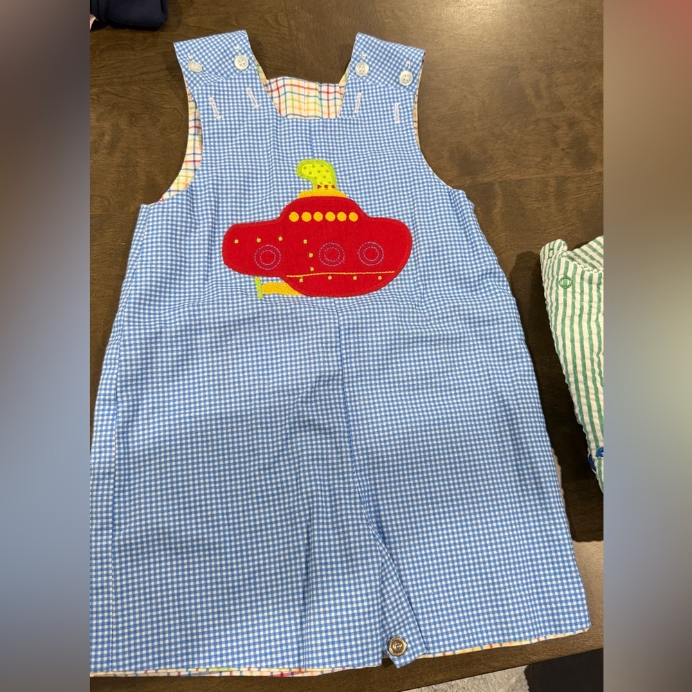 The Bailey Boys Overalls with Submarine Patch 9M